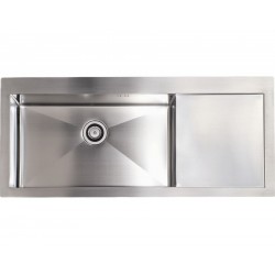 Sink Stainless (Steel) 116x51 material: Inox surface: Matt right nested 1 bowl, color: Chrome Stainless steel