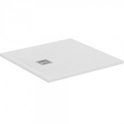 Ντουζιέρα ορθογώνια 90x90x3 από συνθετικό pure white, χρώμα: Λευκό επιφάνεια: Ματ Ορθογώνιες