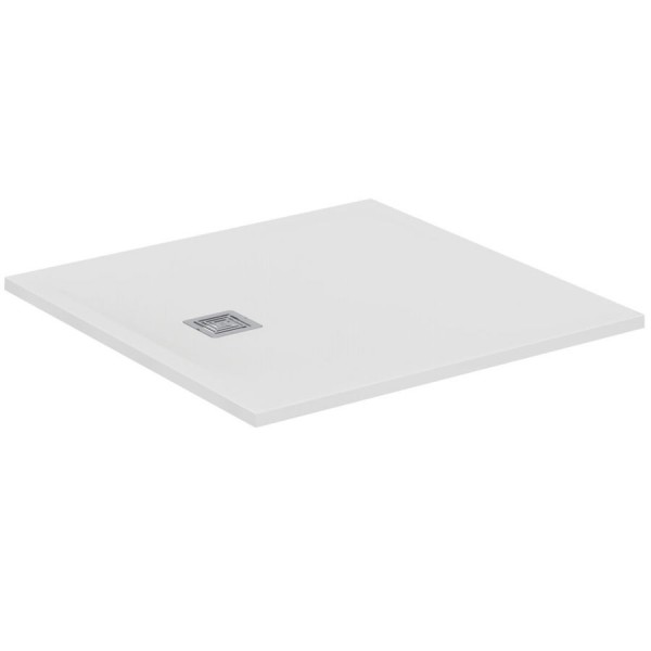 Shower tray Square 100x100x3 material: Synthetic, color: White surface: Matt Square Shower tray Square 100x100x3 material: Synthetic, color: White surface: Matt Square