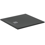 Shower tray Square 100x100x3 material: Synthetic, color: Black surface: Matt Square