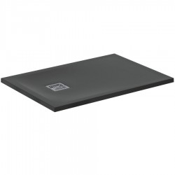 Ντουζιέρα ορθογώνια 100x70x3 από συνθετικό Jet Black, χρώμα: Μαύρο επιφάνεια: Ματ Ορθογώνιες