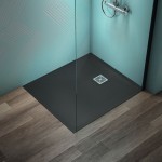 Ντουζιέρα ορθογώνια 100x90x3 από συνθετικό Jet Black, χρώμα: Μαύρο επιφάνεια: Ματ Ορθογώνιες Ντουζιέρα ορθογώνια 100x90x3 από συνθετικό Jet Black, χρώμα: Μαύρο επιφάνεια: Ματ Ορθογώνιες