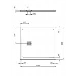 Ντουζιέρα ορθογώνια 100x90x3 από συνθετικό Jet Black, χρώμα: Μαύρο επιφάνεια: Ματ Ορθογώνιες Ντουζιέρα ορθογώνια 100x90x3 από συνθετικό Jet Black, χρώμα: Μαύρο επιφάνεια: Ματ Ορθογώνιες