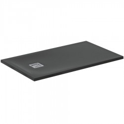 Ντουζιέρα ορθογώνια 120x70x3 από συνθετικό Jet Black, χρώμα: Μαύρο επιφάνεια: Ματ Ορθογώνιες