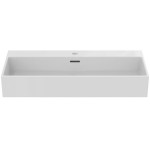 Washbasin Wall-mounted 81,5x45x12,5 With 1 bowl With hole in the middle With overflow material: Porcelain, color: White surface: Glossy Wall-mounted Washbasin Wall-mounted 81,5x45x12,5 With 1 bowl With hole in the middle With overflow material: Porcelain, color: White surface: Glossy Wall-mounted