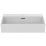 Washbasin Wall-mounted 61,5x45x12,5 With 1 bowl With hole in the middle With overflow material: Porcelain, color: White surface: Glossy Wall-mounted Washbasin Wall-mounted 61,5x45x12,5 With 1 bowl With hole in the middle With overflow material: Porcelain, color: White surface: Glossy Wall-mounted