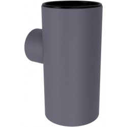 Ποτηροθήκη από μέταλλο επίτοιχος τύπος Graphite Grey, χρώμα: Γκρι επιφάνεια: Ματ Ποτηροθήκες