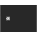 Ντουζιέρα ορθογώνια 120x90x3 από συνθετικό Jet Black, χρώμα: Μαύρο επιφάνεια: Ματ Ορθογώνιες