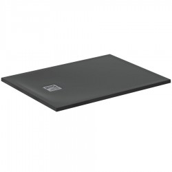 Ντουζιέρα ορθογώνια 120x90x3 από συνθετικό Jet Black, χρώμα: Μαύρο επιφάνεια: Ματ