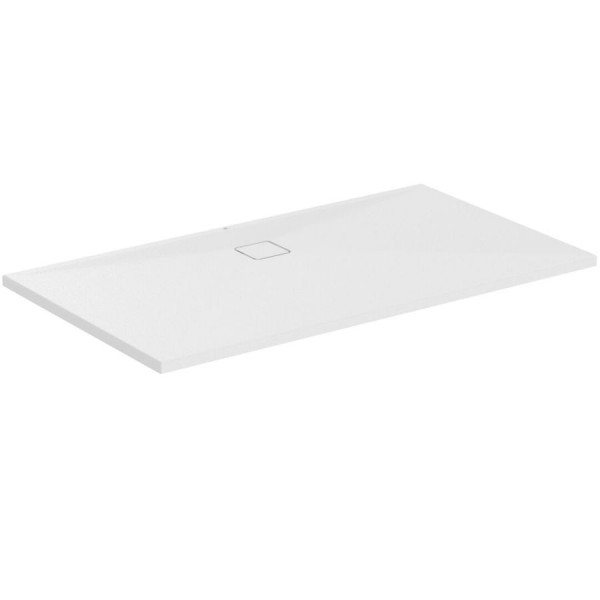 Ντουζιέρα ορθογώνια 160x90x3,5 από συνθετικό Silk White, χρώμα: Λευκό επιφάνεια: Ματ Ορθογώνιες