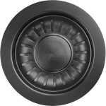 Βαλβίδα νεροχύτη pop-up, Anthracite από inox Βαλβίδες-σιφώνια