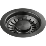 Βαλβίδα νεροχύτη pop-up, Anthracite από inox Βαλβίδες-σιφώνια