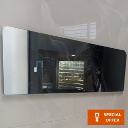 Καθρέπτης, σχήμα: Ορθογώνιο 120x40 από κρύσταλλο αμμοβολή, χωρίς πλαίσιο Καθρέπτες μπάνιου