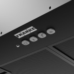 Απορροφητήρας εντοιχιζόμενος απλός 70cm 110 W, χρώμα: Μαύρο Απορροφητήρες εντοιχιζόμενοι