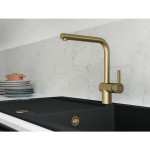 Overflow material: Inox, color: Gold Drains - Siphons
