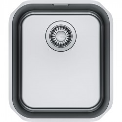 Νεροχύτης ανοξείδωτος 40x34 από inox επιφάνεια: Λεία ματ χωρίς πάγκο υποκαθήμενος, 1 γούρνα (42,8x36,8), χρώμα: Χρωμέ Ανοξείδωτοι