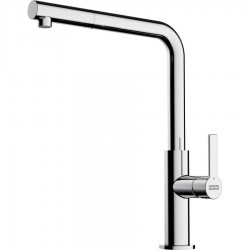Kitchen tap Deck-mounted material: Brass with shower HP, color: Chrome surface: Glossy Deck-mounted
