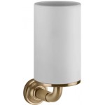 Cupholder material: Brass Wall-mounted, color: Bronze surface: Brushed Tumbler holders