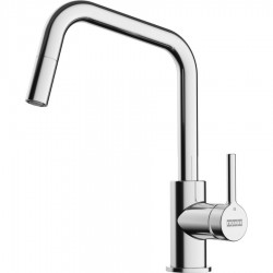 Kitchen tap Deck-mounted material: Brass with shower HP, color: Chrome surface: Glossy Deck-mounted