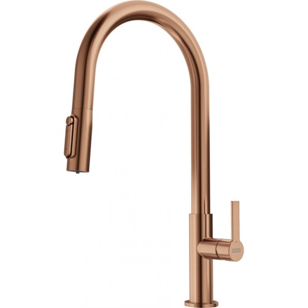 Kitchen tap Deck-mounted material: Brass with shower with water filter C-Spout, color: Bronze surface: Brushed Deck-mounted Kitchen tap Deck-mounted material: Brass with shower with water filter C-Spout, color: Bronze surface: Brushed Deck-mounted
