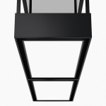 Shelf for hood Black Extra Matt, 156x48x117 Electrical appliances spare parts