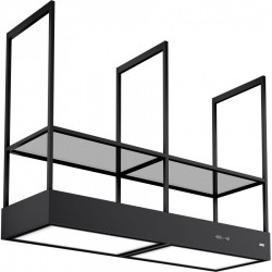 Shelf for hood Black Extra Matt, 156x48x117 Electrical appliances spare parts