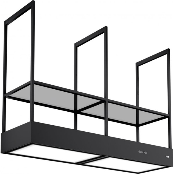 Shelf for hood Black Extra Matt, 156x48x117 Electrical appliances spare parts