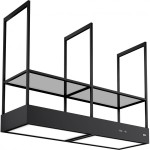 Ράφι απορροφητήρα Black Extra Matt, 156x48x117 Εξαρτήματα ηλεκτρικών συσκευών
