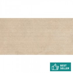 Border (listello) 59,7x119,7 Italy 1st choice Cannete rettificato surface: Srained - Textured, hue: Beige Tile Liners (Listello)-Decore