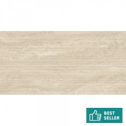 Border (listello) 59,7x119,7 Italy 1st choice Cannete rettificato surface: Srained - Textured, hue: Beige Tile Liners (Listello)-Decore
