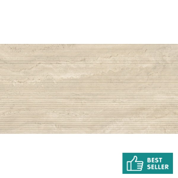 Border (listello) 59,7x119,7 Italy 1st choice Cannete rettificato surface: Srained - Textured, hue: Beige Tile Liners (Listello)-Decore