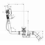 Waste Valve With overflow material: Brass surface: Glossy, color: Chrome Waste overflows Waste Valve With overflow material: Brass surface: Glossy, color: Chrome Waste overflows