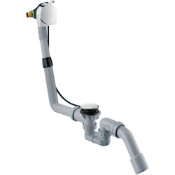 Waste Valve With overflow material: Brass surface: Glossy, color: Chrome Waste overflows