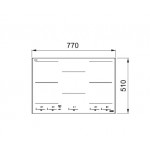 Hobs Anthracite ring 77x51 Kitchen hobs