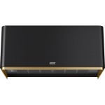 Absorber Chimney wall 80cm, style: 250 W BK Extra Matt/Gold Ring, color: Black/Gold Wall-mounted chimney hoods