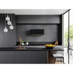 Absorber Chimney wall 80cm, style: 250 W BK Extra Matt/Copper Ring, color: Black/Bronze Wall-mounted chimney hoods