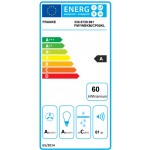 Absorber Chimney wall 80cm, style: 250 W BK Extra Matt/Copper Ring, color: Black/Bronze Wall-mounted chimney hoods