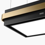 Απορροφητήρας καμινάδα κεντρική 85x55 100 W Gold, χρώμα: Μαύρο/Χρυσό Καμινάδες κεντρικές Απορροφητήρας καμινάδα κεντρική 85x55 100 W Gold, χρώμα: Μαύρο/Χρυσό Καμινάδες κεντρικές