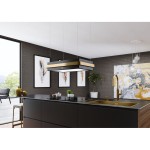 Απορροφητήρας καμινάδα κεντρική 85x55 100 W Gold, χρώμα: Μαύρο/Χρυσό Καμινάδες κεντρικές Απορροφητήρας καμινάδα κεντρική 85x55 100 W Gold, χρώμα: Μαύρο/Χρυσό Καμινάδες κεντρικές