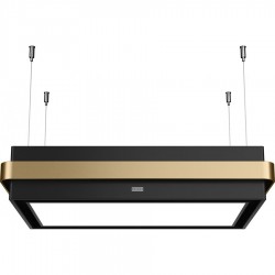 Absorber Chimney center 85x55, style: 100 W Gold, color: Black/Gold Ceiling-mounted chimney hoods