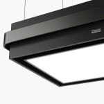 Απορροφητήρας καμινάδα κεντρική 85x55 100 W Anthracite, χρώμα: Γκρι Σκούρο Καμινάδες κεντρικές