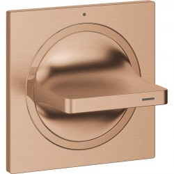 Shower tap Switch external part material: Brass surface: Brushed, color: Pink Gold Volume control valves