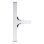 Diverter for concealed shower tap Wall-mounted - external part material: Brass 3 way, color: Chrome surface: Glossy Diverters - external part