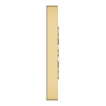 Shower (jet) 75 x 75 mm, brushed cool sunrise, color: Gold material: Brass surface: Brushed Wall-mounted shower heads Shower (jet) 75 x 75 mm, brushed cool sunrise, color: Gold material: Brass surface: Brushed Wall-mounted shower heads