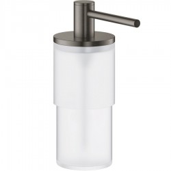 Dispenser material: Brass Wall-mounted Brushed Hard Graphite, color: Grey surface: Brushed Soap dispensers