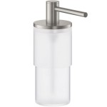 Dispenser material: Brass Wall-mounted, color: Chrome surface: Brushed Soap dispensers