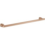 Towel 61,6cm Fixed material: Brass single, color: Pink Gold surface: Brushed Towel rails