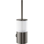 Brush (broom) material: Brass Wall-mounted, color: Grey surface: Brushed Toilet brush holders