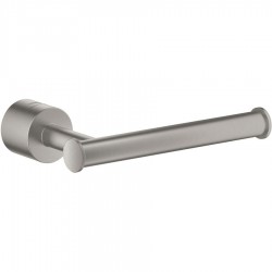 Paper holder no cover material: Brass, color: Chrome surface: Brushed Toilet paper holders