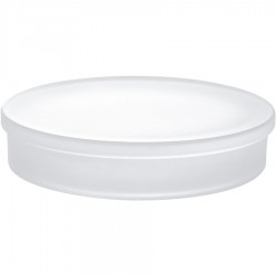 Soap countertop / Wall-mounted material: Crystal, color: No color surface: Matt Soap holders